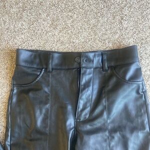 Zara faux leather jeans
